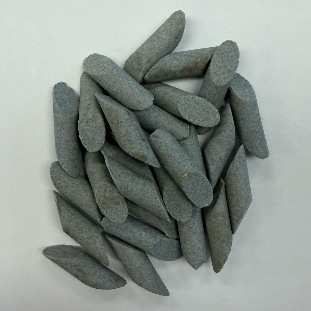 Small pile close-up of C-ACC-60 01 C ceramic media