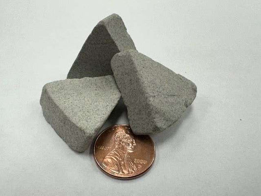 Ceramic Media, Part # C-ACT-22 11 B, Angle-Cut Triangle 1 3/8" x 7/16"