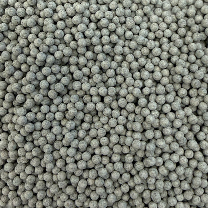 Close-up of C-SPH 2mm C precision ceramic media