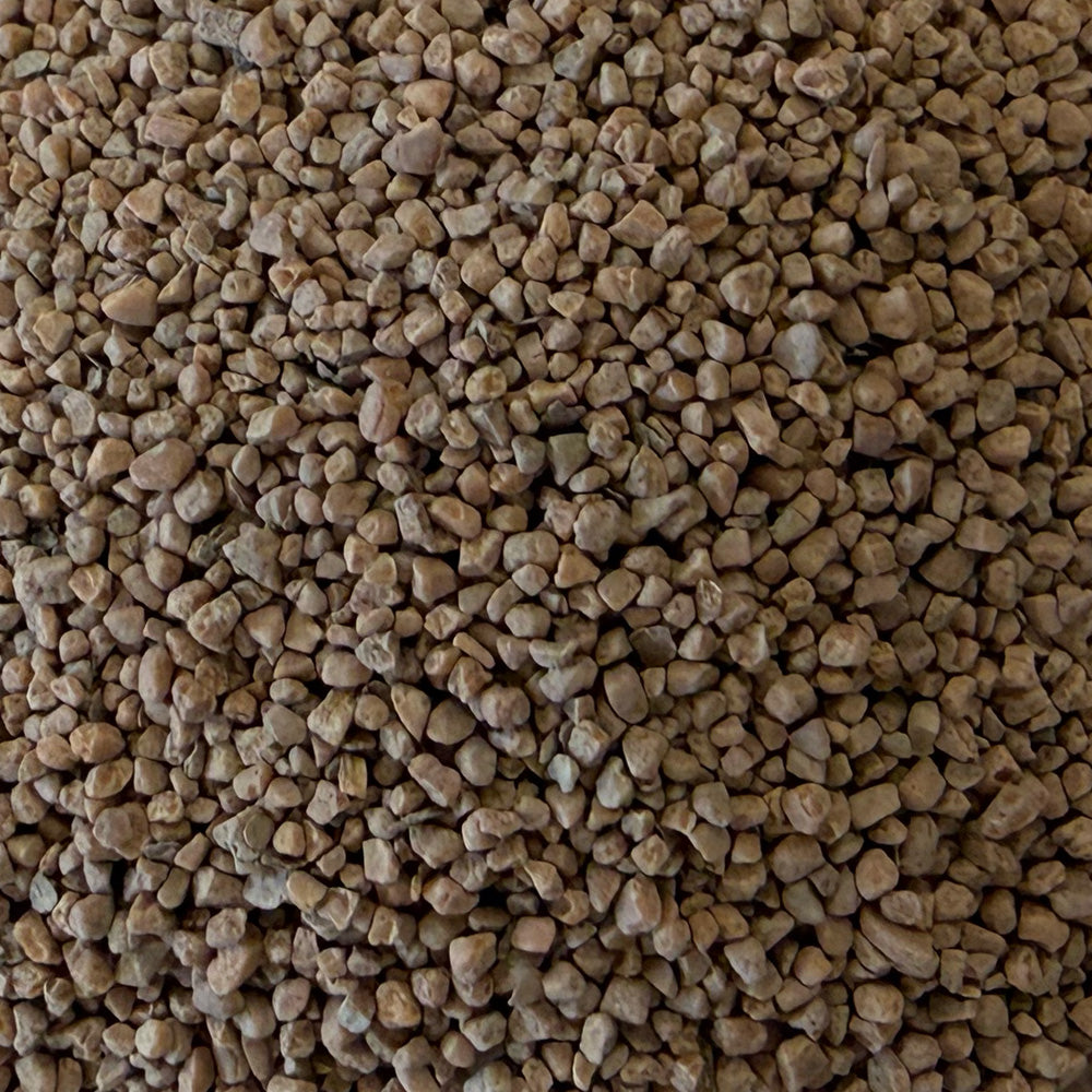 Closeup of D-WS-75 walnut shell media