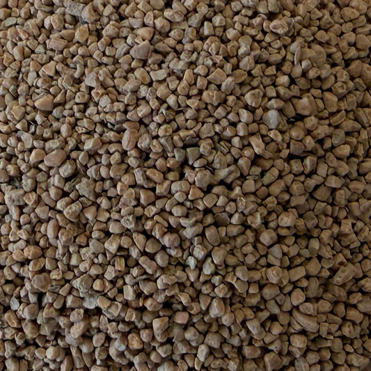 Closeup of D-WS-75 walnut shell media