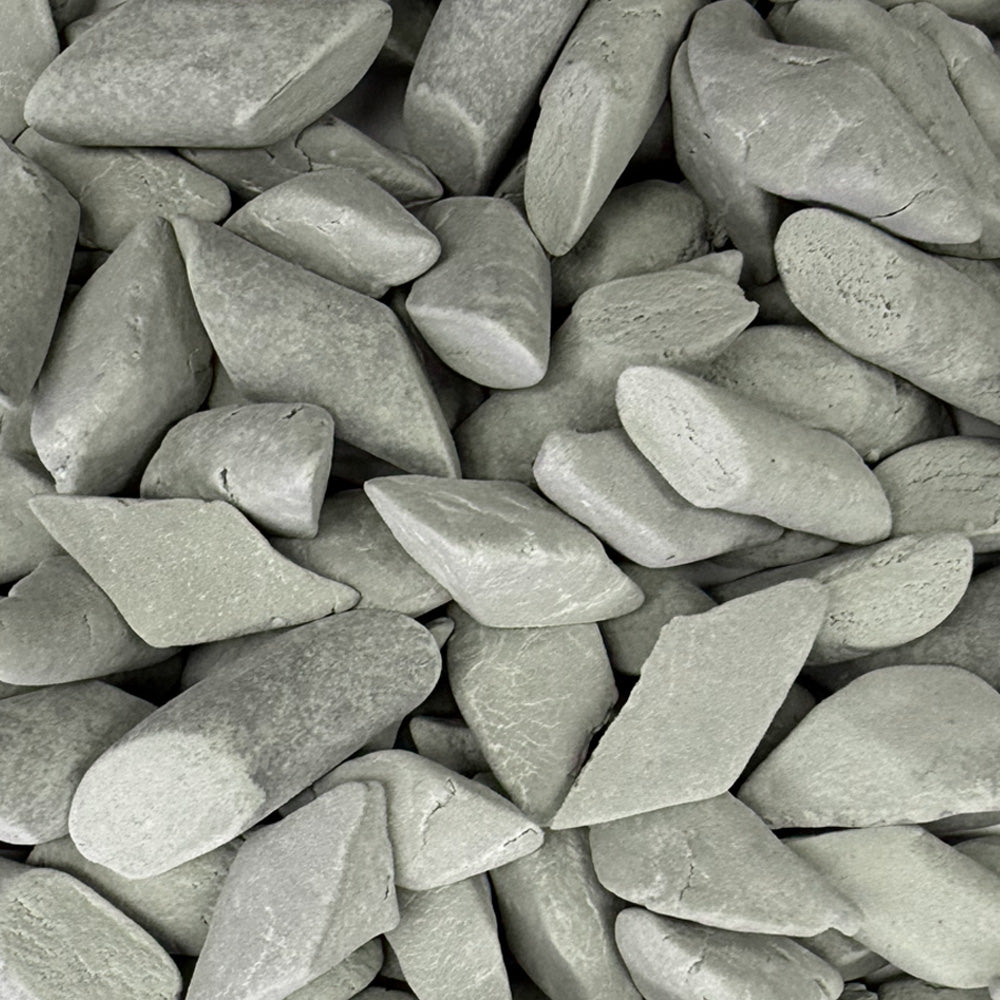 Close-up of EF-0900 MIX Eco-Flex™ dry tumbling media