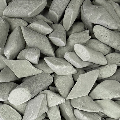 Close-up of EF-0900 MIX Eco-Flex™ dry tumbling media
