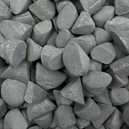 Close-up of EF-1000 Tri-Cyl 01 Eco-Flex™ dry tumbling media