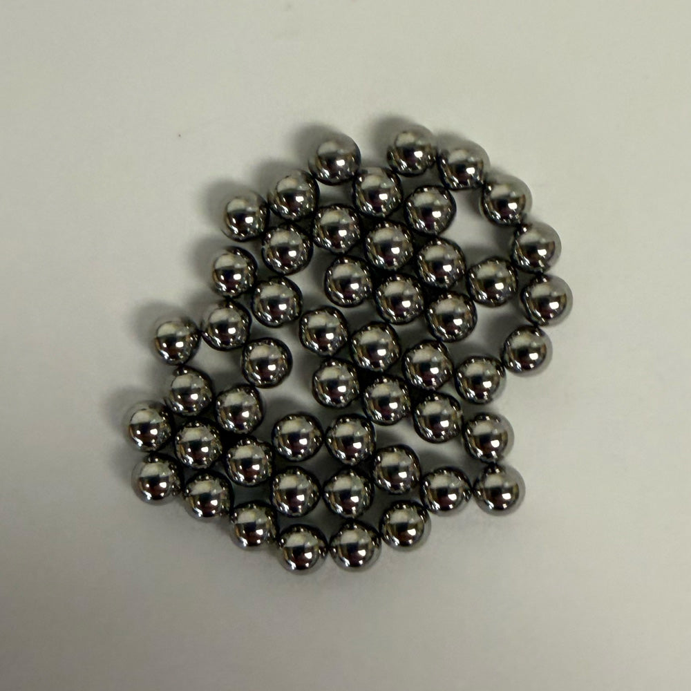 Small pile close-up of SC-ABCO 1/8" ball carbon steel media