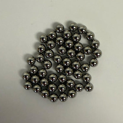 Small pile close-up of SC-ABCO 1/8" ball carbon steel media