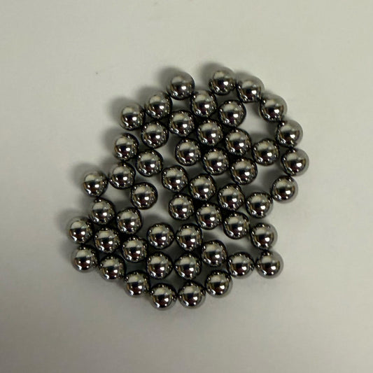 Small pile close-up of SC-ABCO 1/8" ball carbon steel media