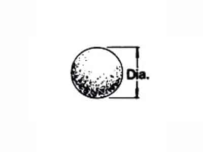 Steel/Stainless Steel Media, Part # SS-ABCO 1/8 Ball