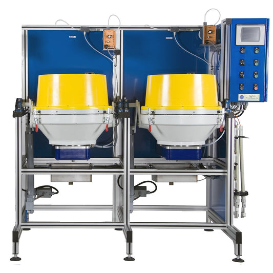 Bel Air FMSL 60/2 Centrifugal Disc Finisher – 120 Liter Capacity (2 x 60 Liter Bowls)